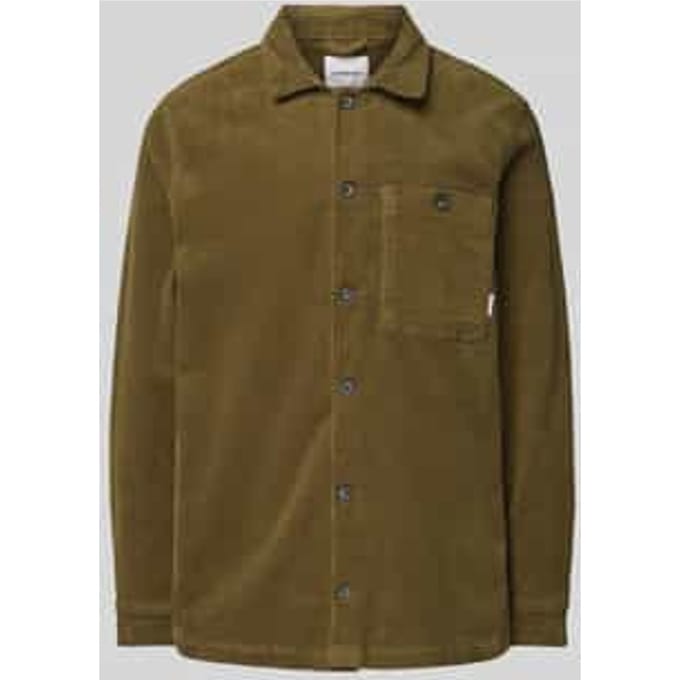 Relaxed fit overshirt met opgestikte borstzak