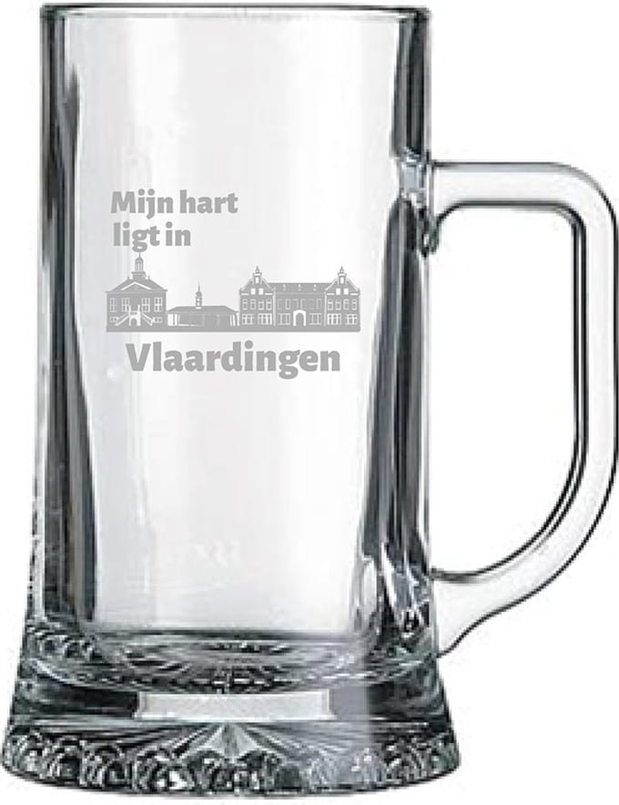 Gegraveerde bierpul 50cl Vlaardingen
