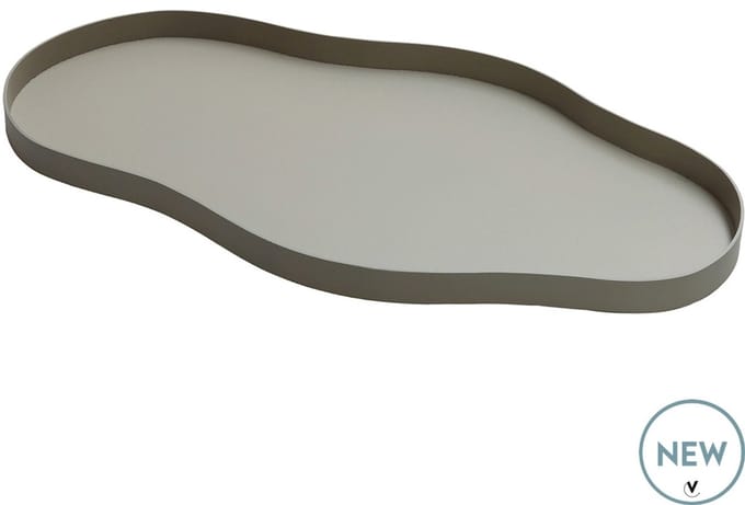 Dienblad Bauru | Large | Clay | Fijn Structuur | L66 x B37,5 x H2 cm