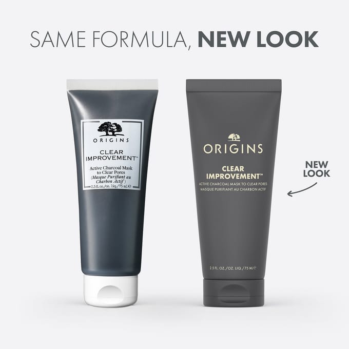 Origins Clear Improvement Active Houtskoolmasker om Poriën te Verwijderen 75ml