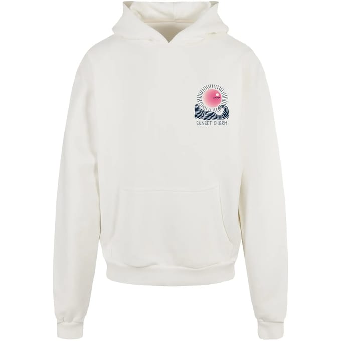 Oversized sweatshirt met capuchon Merchcode Sunset Charm