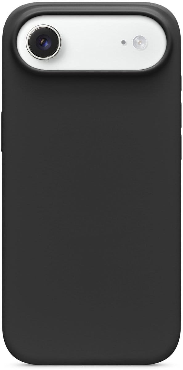 Solidenz Zwart Siliconen Case geschikt voor iPhone Air hoesje compatibel met MagSafe - Midnight Black