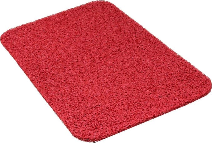 Schoonloopmat buiten Curly buitenmat - 40 cm x 60 cm - Rood