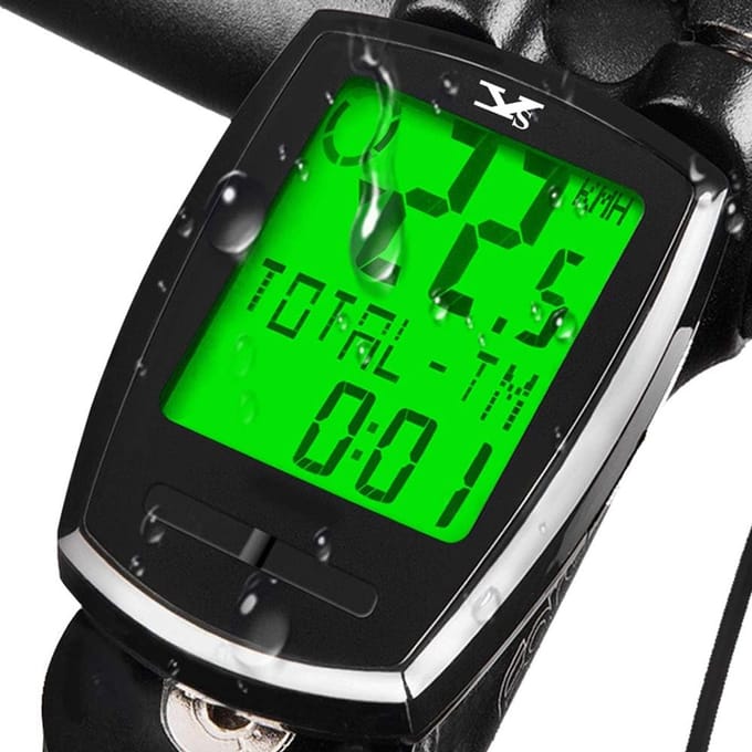 Waterdichte Draadloze Fietscomputer met Groot HD-Scherm en Meerdere Talen