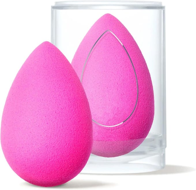Famanu – Professionele make-up spons – voor foundation, BB-crème en poeder – Roze