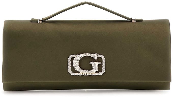GUESS schoudertas handtas Zalina Top Handle Clutch Olive olijfgroen
