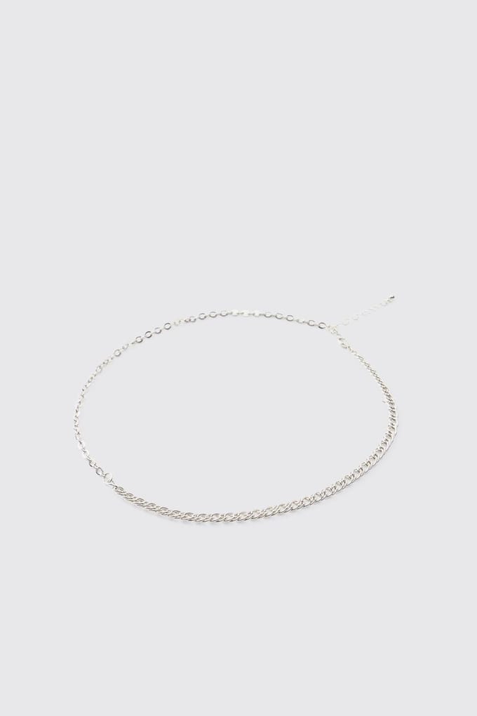 Gesplitste Ketting Halsketting | Silver