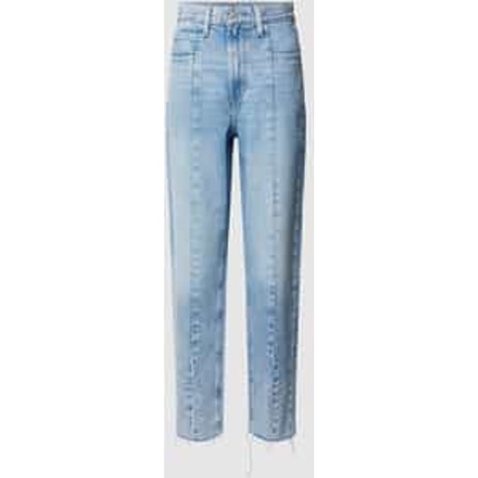 Mom fit jeans met deelnaden