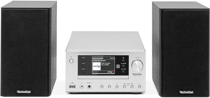 Compacte Hi-Fi set met CD-speler, internetradio, DAB+, FM, Bluetooth en afstandsbediening
