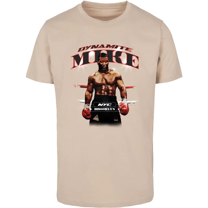 Mister Tee - Dynamite Mike Heren Tshirt - S - Beige