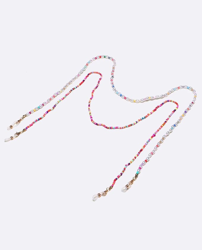 Boho 2-delige Brillenketting met Kralen