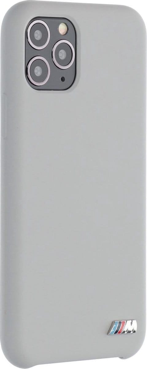 BMW iPhone 11 Pro TPU Kunstleer Smartphonehoesje - Grijs - Bescherming & Back Cover
