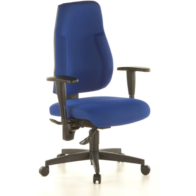 LADY SITNESS C AL.K2 - Professionele bureaustoel Blauw Stof
