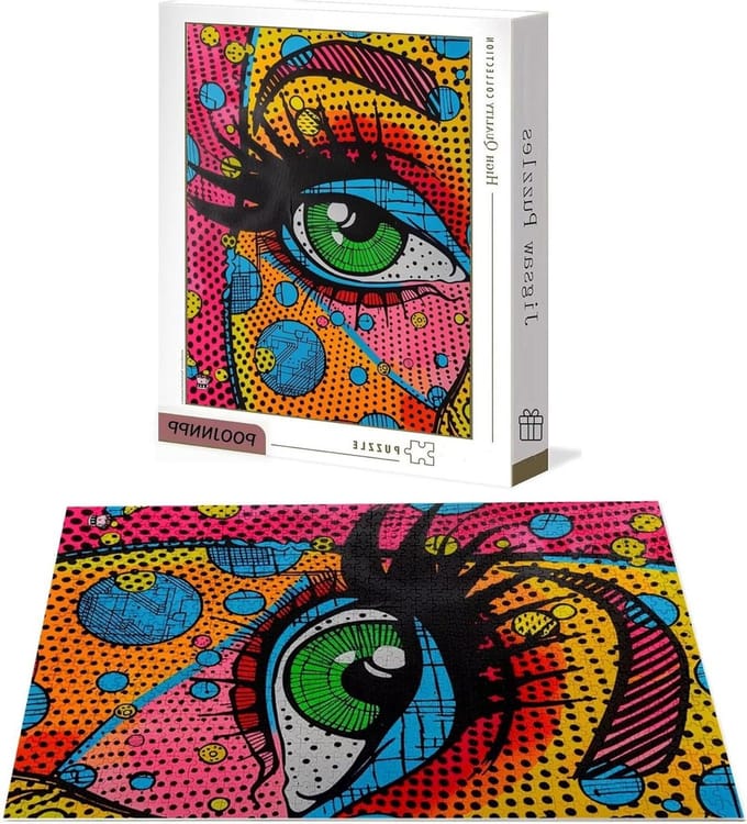 Legpuzzel 5000 stukjes - Kleurrijke puzzel - Ontspanning thuis - Gelabelde achterkant - 156 x 105 cm - Multicolor