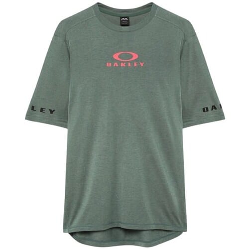 Oakley Apparel Free Ride Rc Korte Mouw Enduro Trui Groen M Man