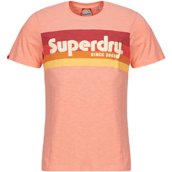 Superdry Terrain Logo Stripe Relxed T-shirt Met Korte Mouwen M Man