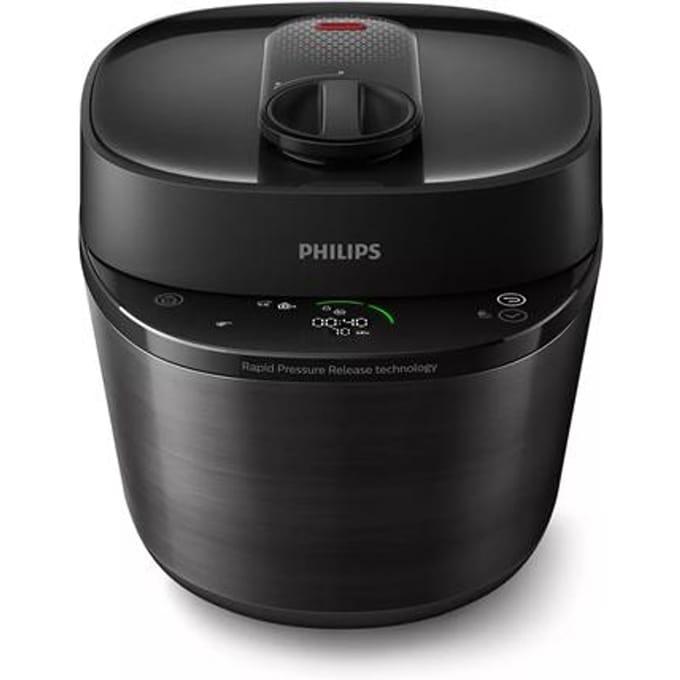 Philips Alles-in-één Drukkoker HD2151/40 1000 W 5 L Aantal programma's 12 Zwart