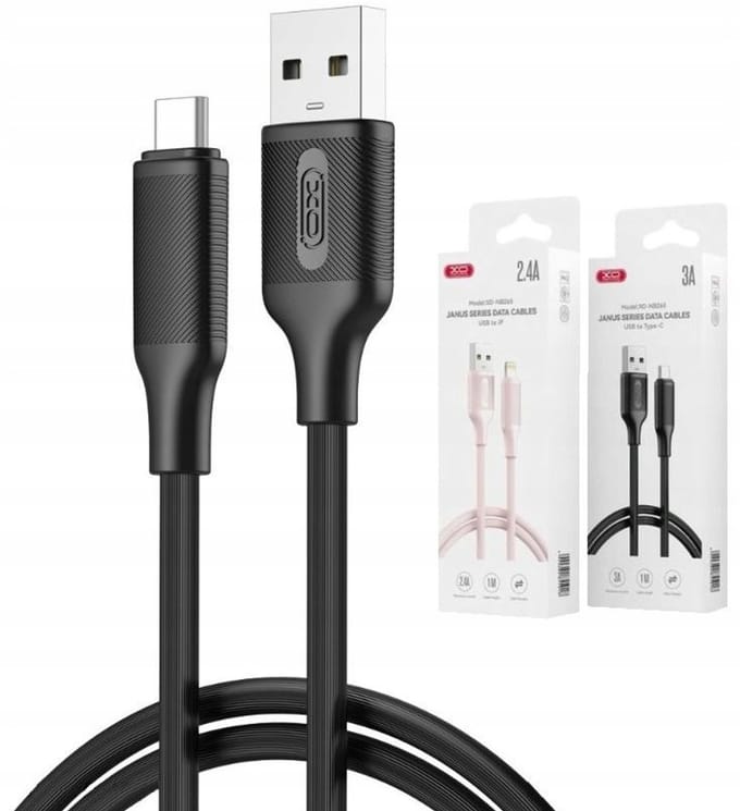 USB-C Kabel 3A 1m Snel Laden XO - Duurzaam en Snel