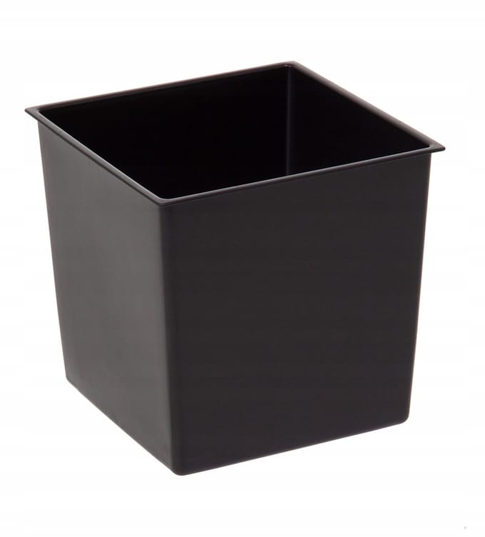 Lamela Juka Rotan Pot Wit met Inzet - 25,6cm Hoog