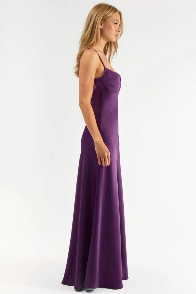 Cut-Out Gedetailleerde Maxi Jurk