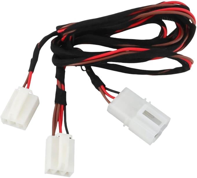 Dailygoods - 3-pins 12V Sigarettenaansteker Aansluitkabel voor Auto