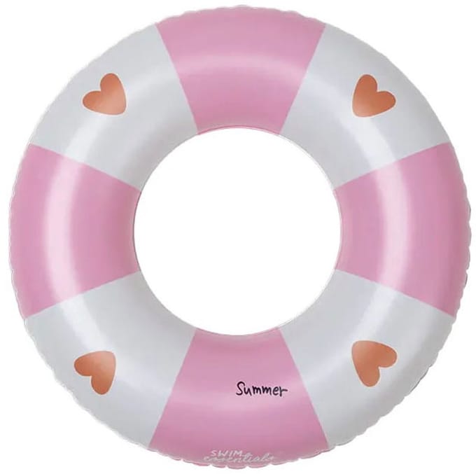 Swim Essentials Zwemring - Roze - Cosy Hearts - Ø 55 Cm