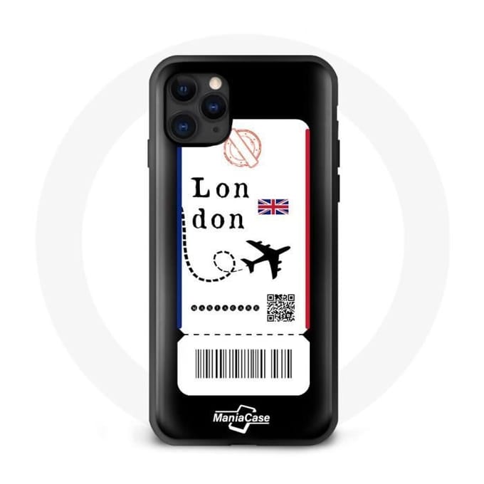 Coque iphone 11 billet d'avion london