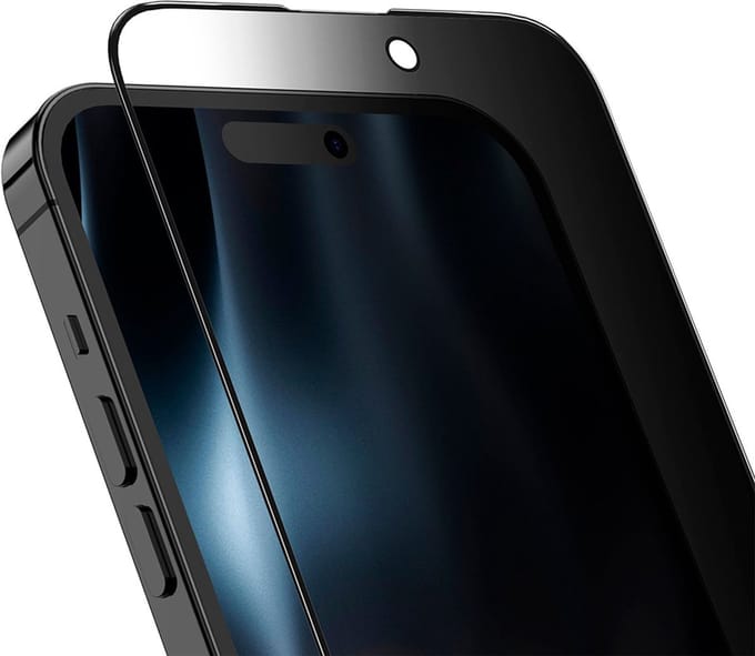 Rixus Privacy Full Curved Edge Tempered Glass For Samsung Galaxy S24 FE, A36, A56