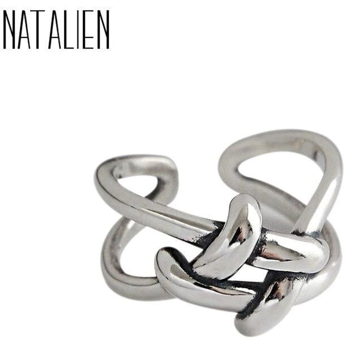 Creatieve Stijl Boho Strik Ringen Voor Vrouwen Mannen Verstelbare Ring Mode Bedel Sieraden Groothandel gray