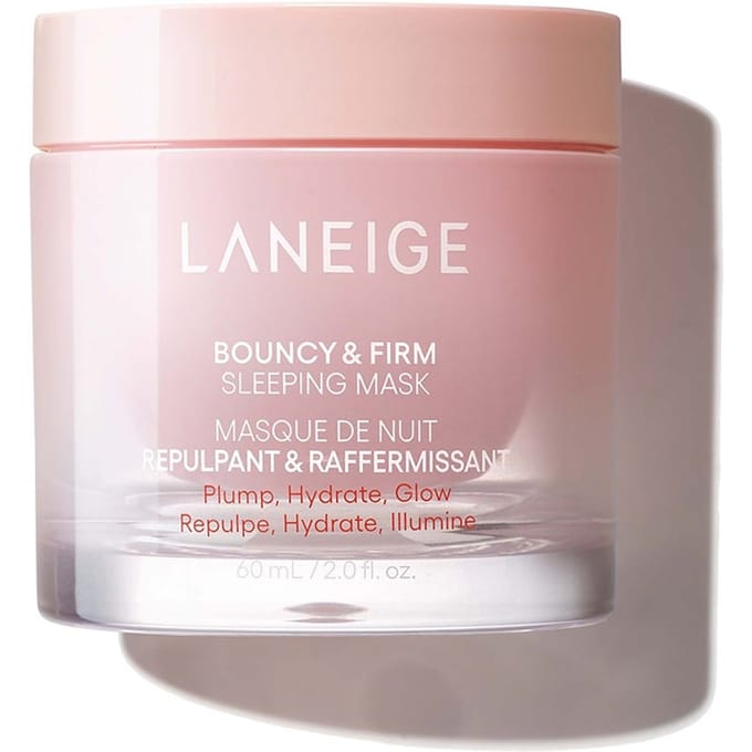 LANEIGE Bouncy & Firm Slaapmasker 60ml Nachtelijk Verstevigend Hydraterend Gezichtsmasker white
