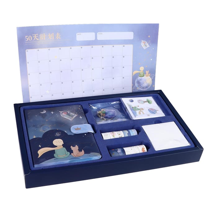 Journaal Set Romantisch Schattig 3D Intro Pagina 192 Pagina's Dagboek en Tapes Stickers DIY Journaling Kit gray