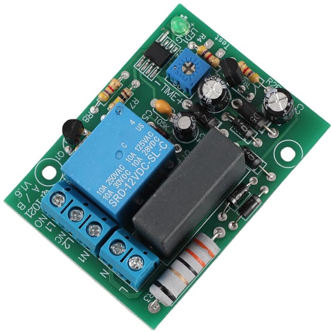 Dailygoody - Timer Delay Relay AC 220V Module - Vertraging Schakelaar (0~10min)
