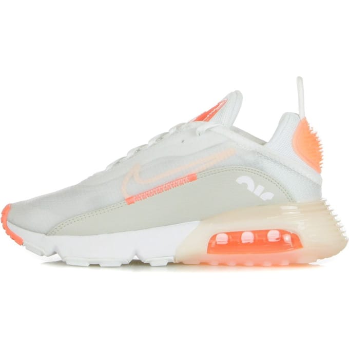 Lage damesschoen Wmns Air Max 2090 Wit/karmozijnrode tint/heldere mango
