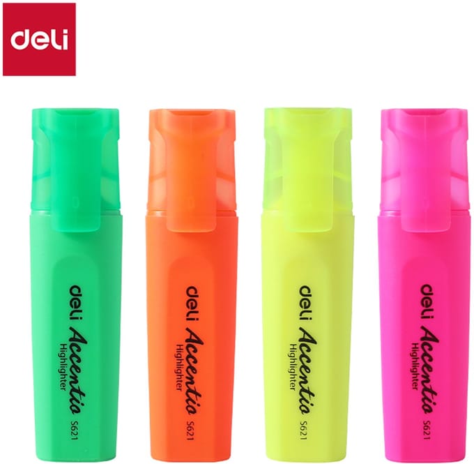 Markeerstift met beitelpunt Deli assorti