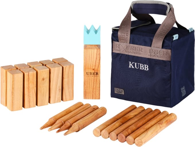 KUBB - Compacte set - volledig compleet in nette Tas