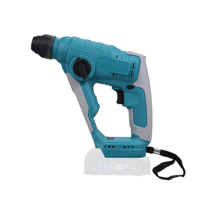 Marteau électrique 700 W 4000 ipm 2,0 J Marteau sans fil sans balais Rotation avant et arrière commutable bleu
