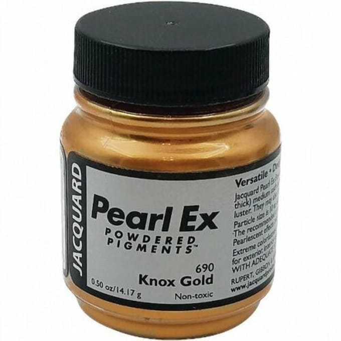 Jacquard pigment poeder speelgoed 14 gr Knox Goud creatief.