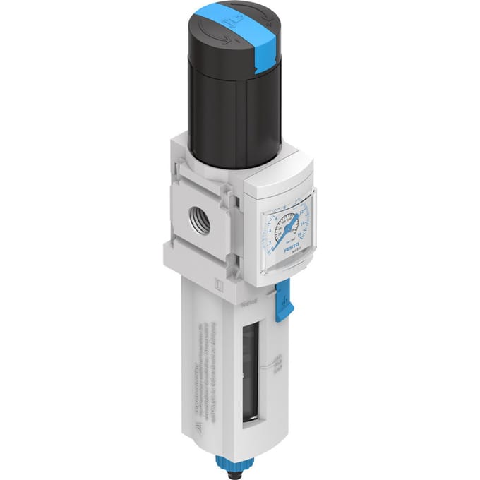 Festo Filterregelaar G1/4'' 0.5-12bar 1200l/min 5µm - 529155 - P2WGH