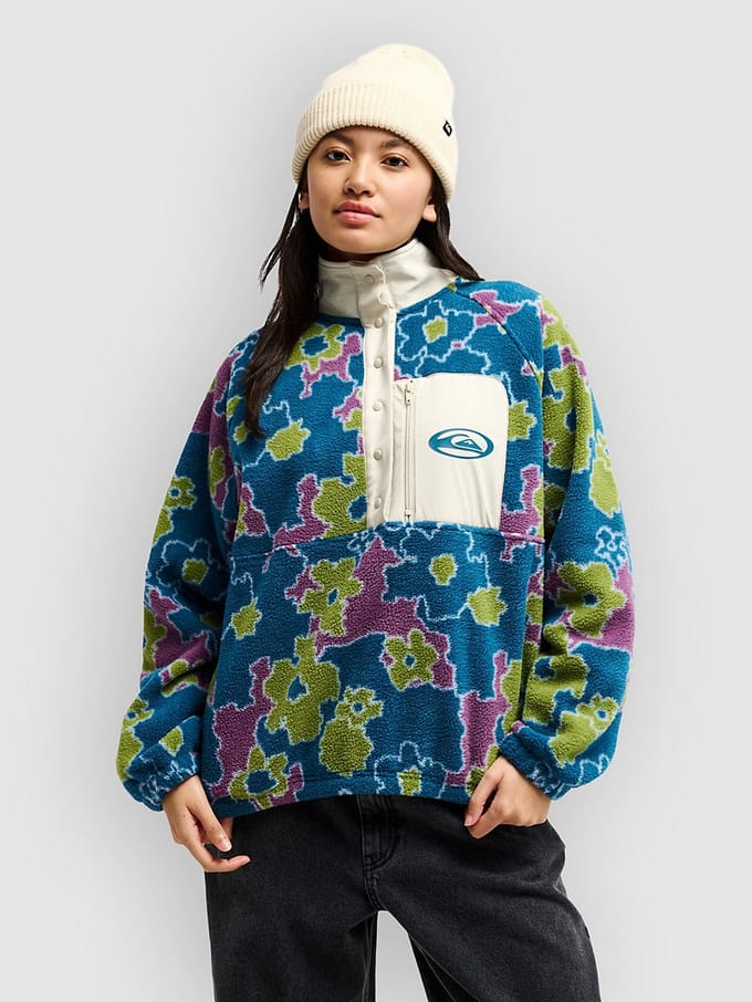 Quiksilver Renek Polar Half-Zip Fleece Trui groen