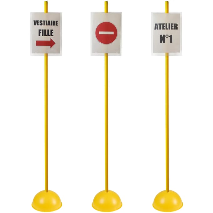 Set van 5 houders/posters Sporti
