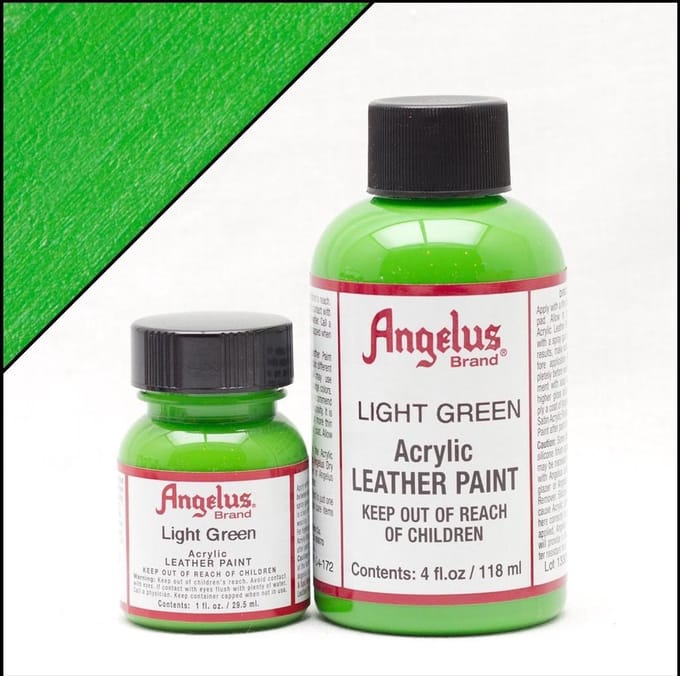 Angelus leerverf Licht Groen 118ml/4oz