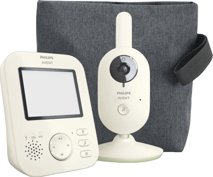 Philips Avent Video Babyfoon - Babyfoon met Camera - Wit - Talk back functie - ECO-modus SCD882/26