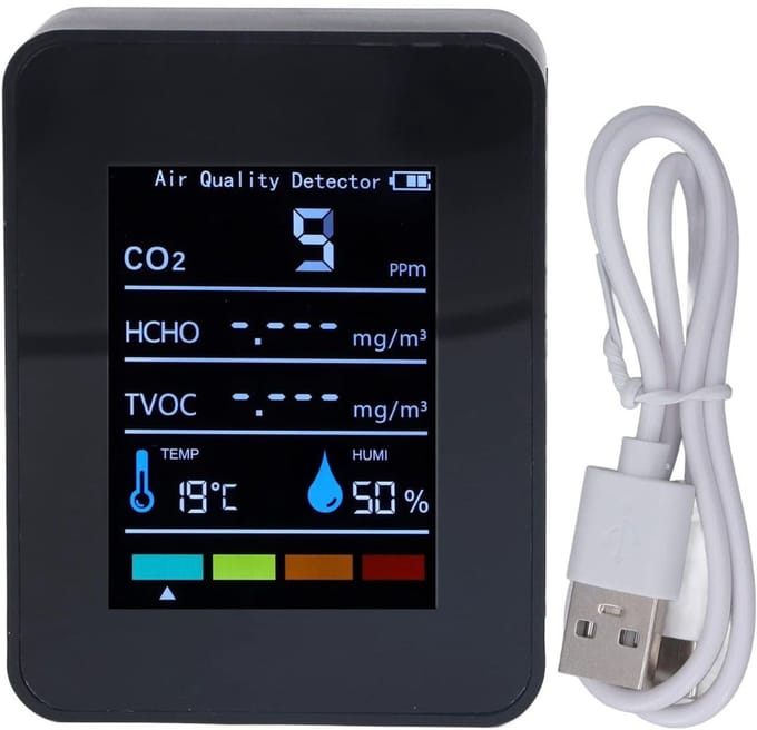 CO2 Meter - Hygrometer - Luchtkwaliteitsmeter