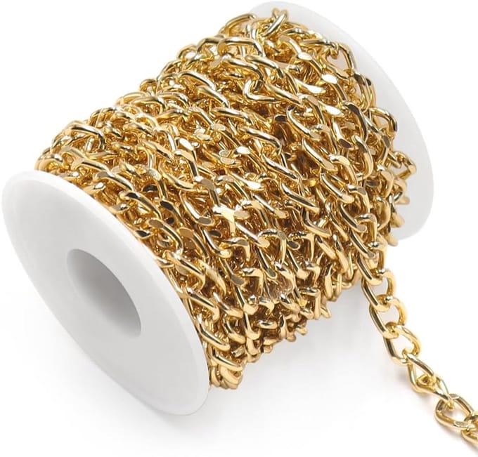 5 Meter Aluminium Pantserketting per Rol voor Sieraden Maken