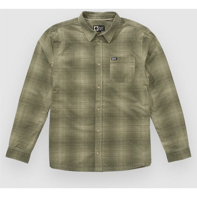 Salty Crew Caster Cord Shirt groen