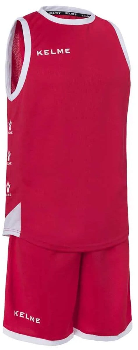 Kelme Vitoria Set Zonder Mouwen Rood XL Man