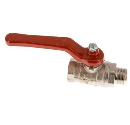 Buiten x Binnendraad G/G 3/8 inch Kort design 2-Weg Messing Kogelkraan