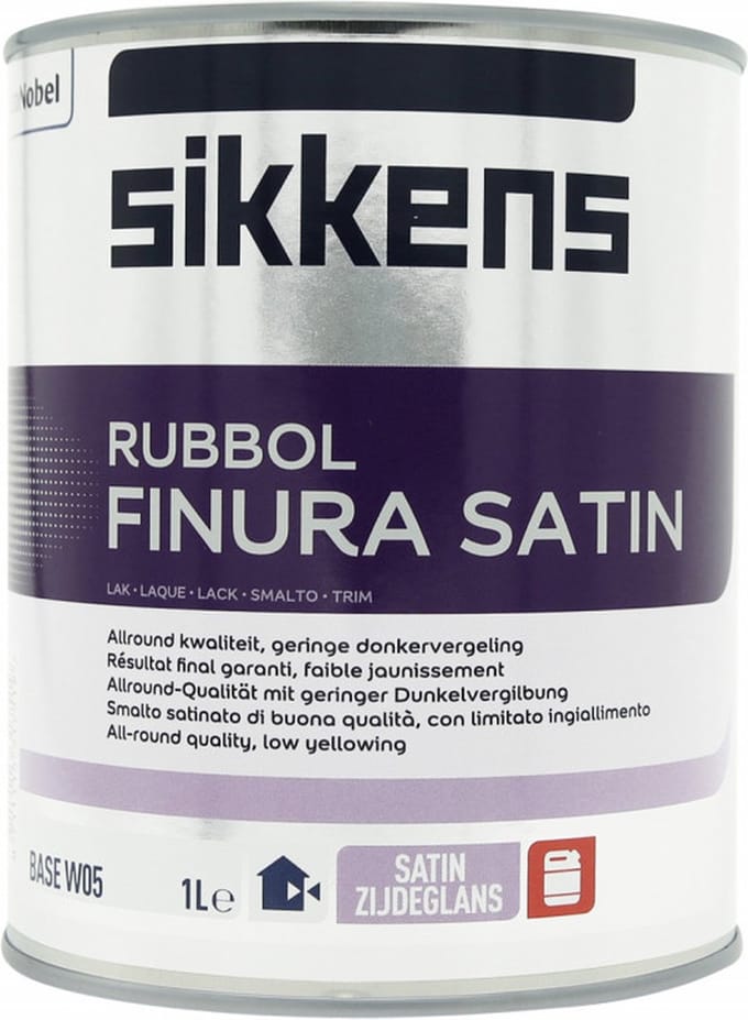 Sikkens Finura Satin, 1 liter - RAL 9001 Cremewit