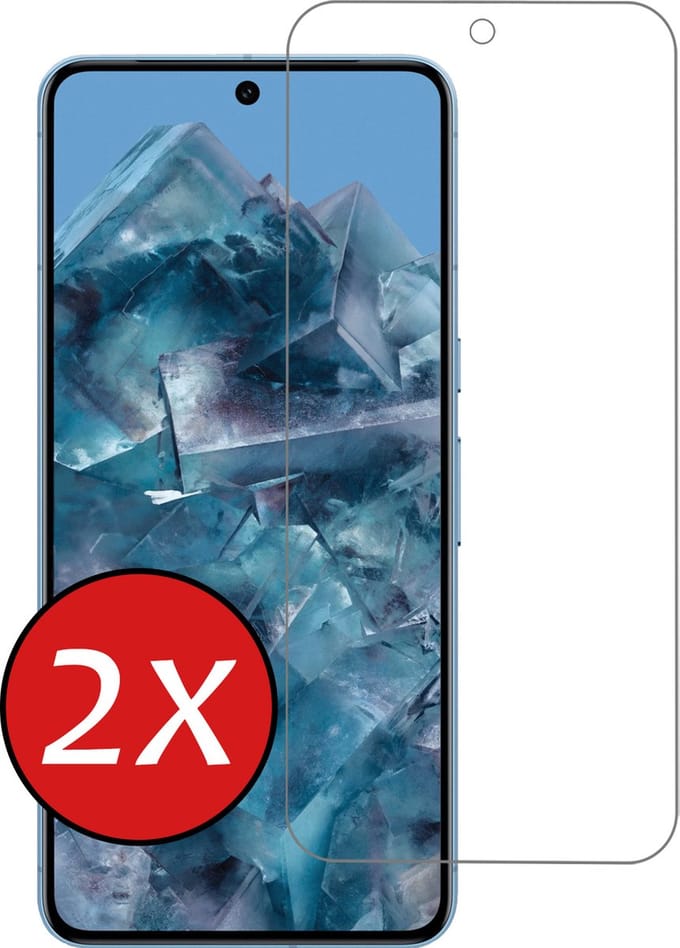 Screenprotector - 2 Stuks - Geschikt voor Google Pixel 8 Pro - Extra Sterk - Beschermglas - Gehard Glas - Tempered Glass - Screen Protector