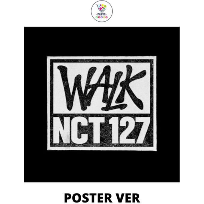 Poster Ver NCT 127 6e Album WALK Poster Ver white